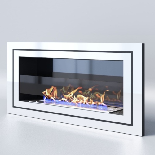 Биокамин "Русский огонь" Стенли 900V встраиваемый с декоративным стеклом (стемалитом)