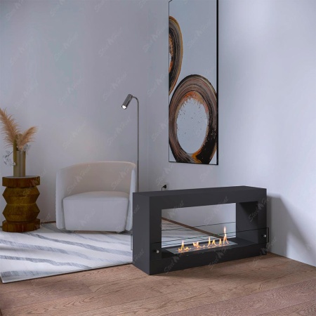 Биокамин напольный SteelHeat FRAME ONE 900 стемалит по цене 48 720 руб.