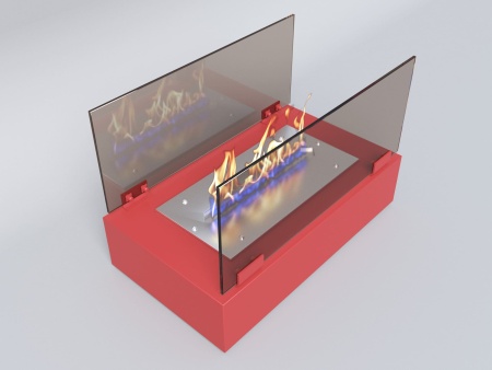 Биокамин "Русский огонь" Фаворит красный по цене 12 800 руб.